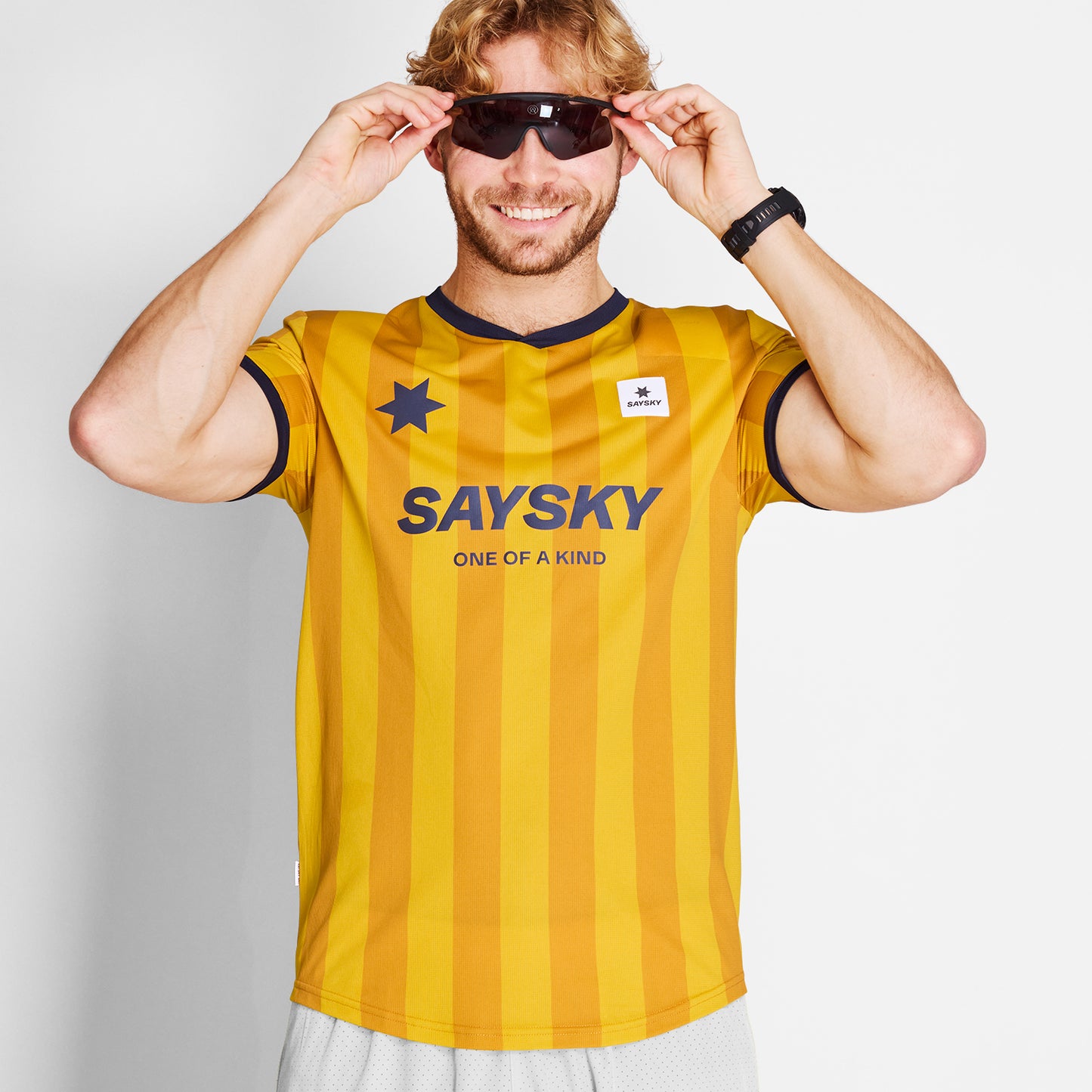 COMBAT T-SHIRT | YELLOW STRIPE - SAYSKY