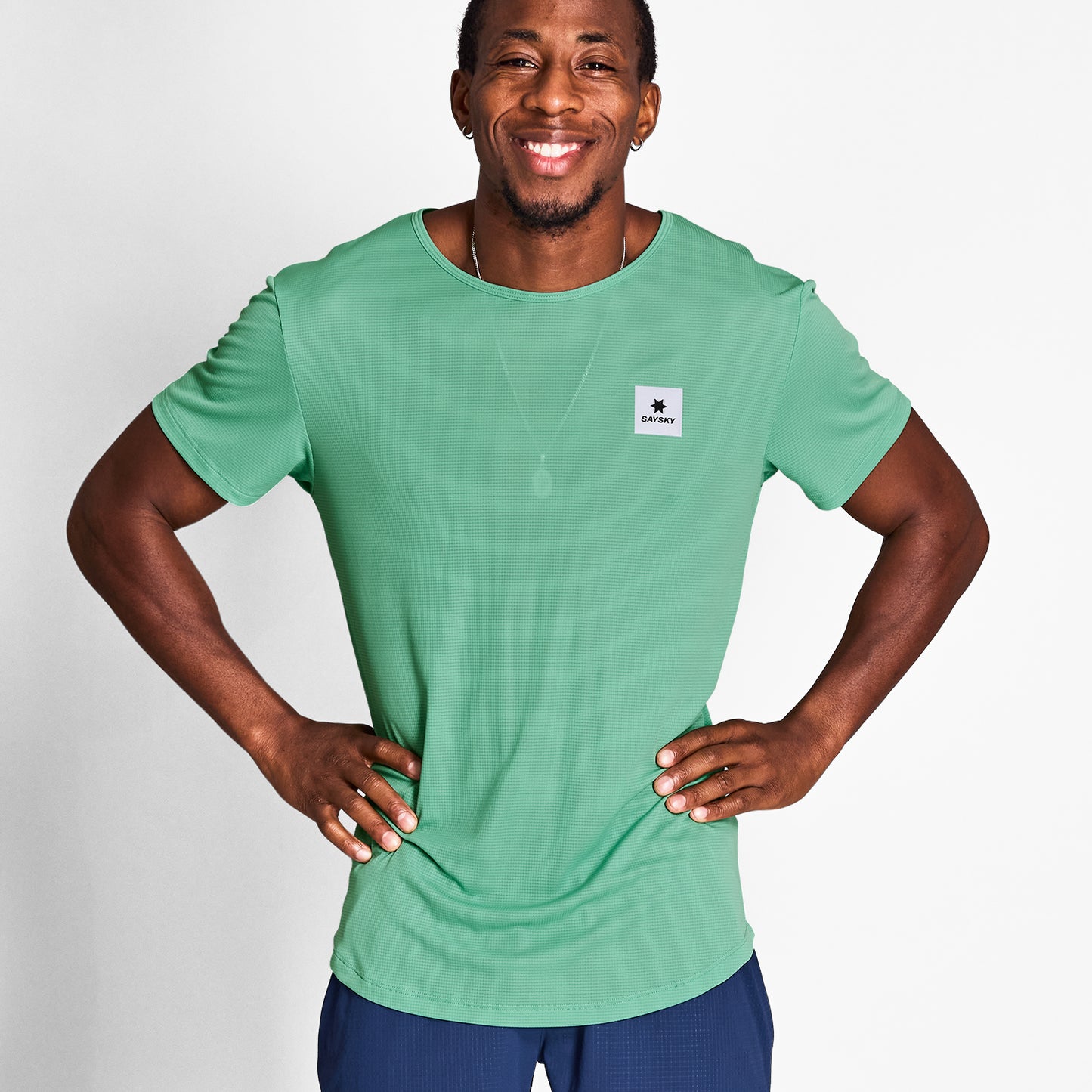 FLOW T-SHIRT | REACTIVE GREEN FLOWER - SAYSKY