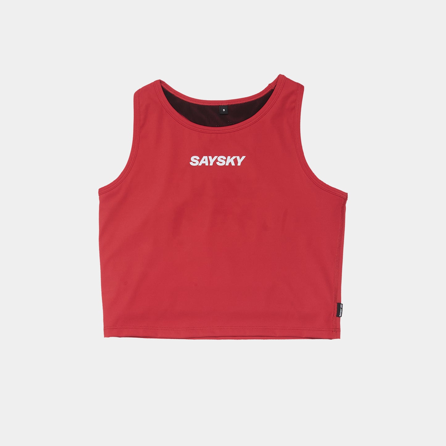 W FLOW RACE CROP TOP | RED - SAYSKY
