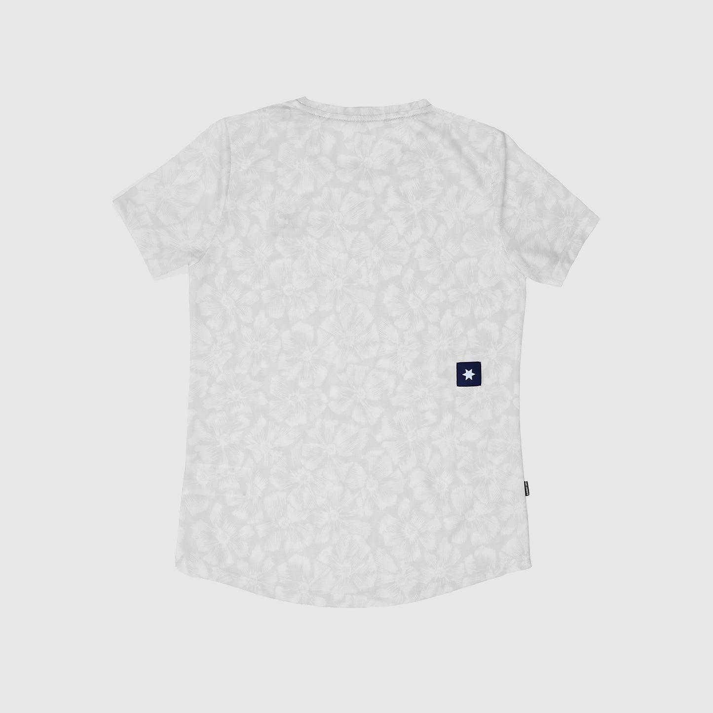 W COMBAT T-SHIRT | FLOWER WHITE - SAYSKY
