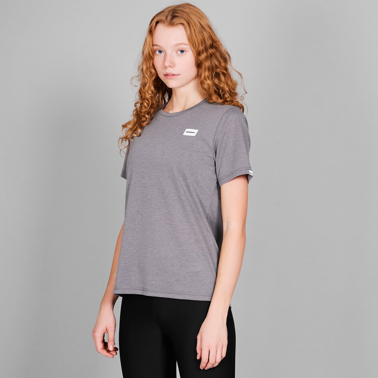 W MOTION T-SHIRT | GREY MELANGE - SAYSKY