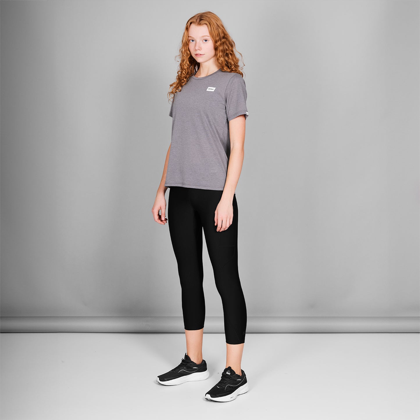 W MOTION T-SHIRT | GREY MELANGE - SAYSKY