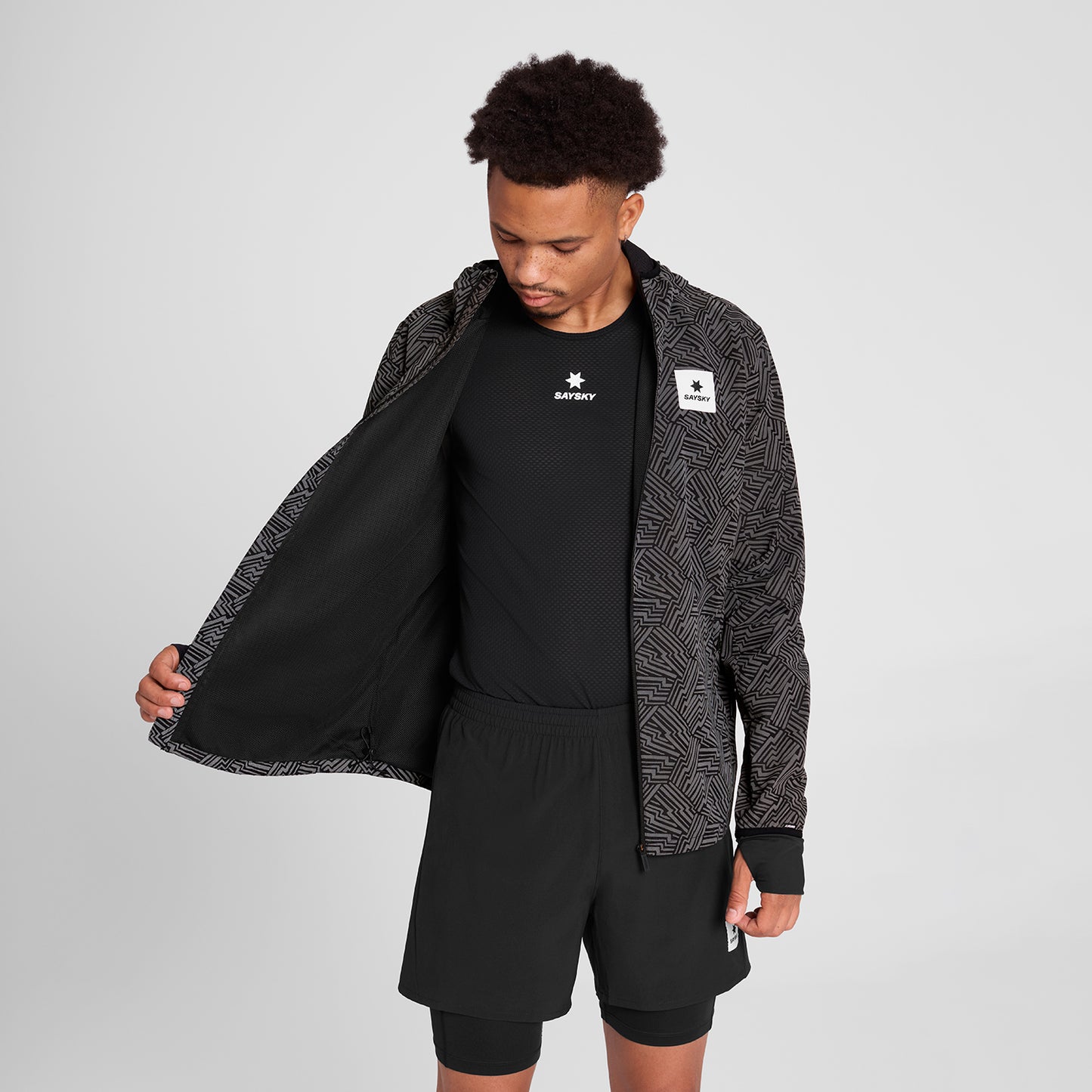 BLAZE JACKET | REFLECTIVE BLACK - SAYSKY