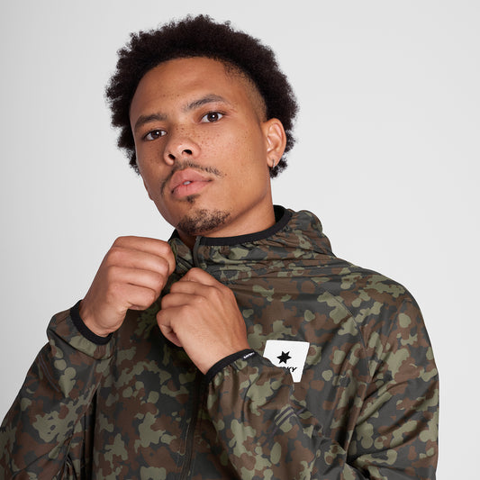 PACE JACKET | CAMO BROWN - SAYSKY
