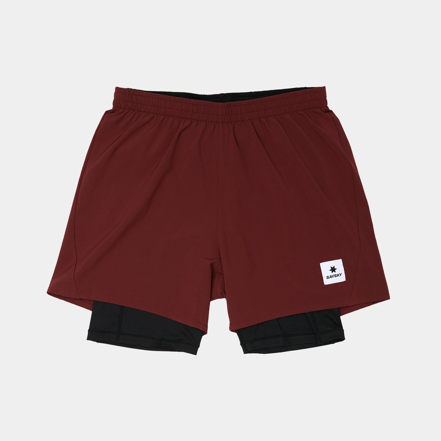 PACE 2 IN 1 SHORTS 5" | RED - SAYSKY