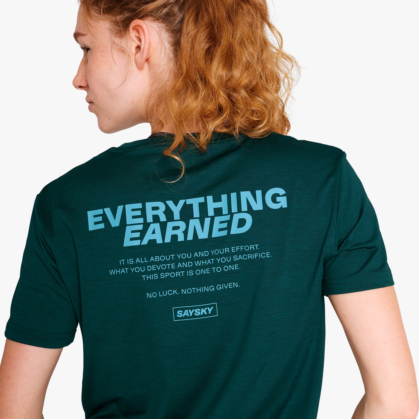 PACE T-SHIRT | STATEMENT GREEN - SAYSKY
