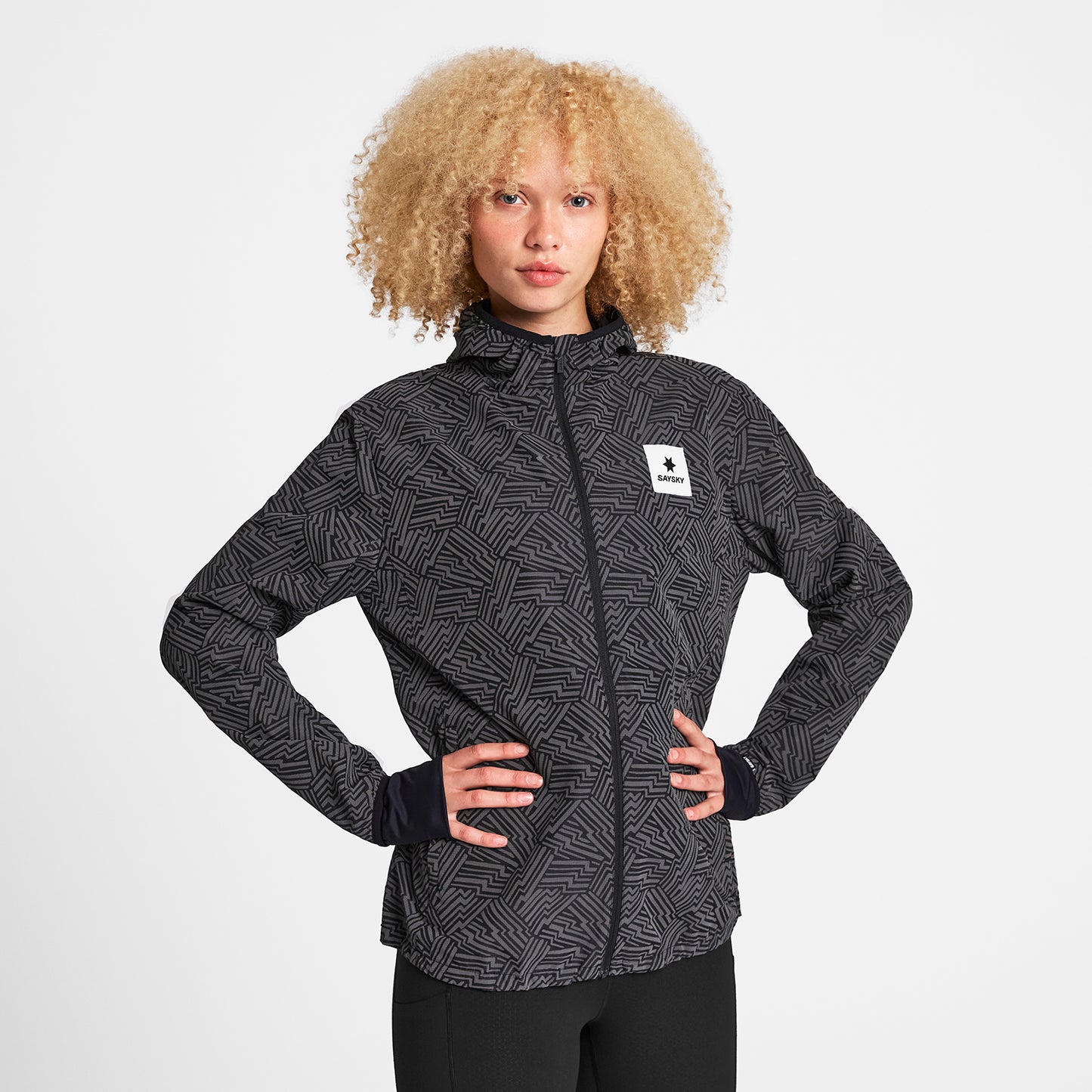 W BLAZE JACKET | REFLECTIVE BLACK - SAYSKY