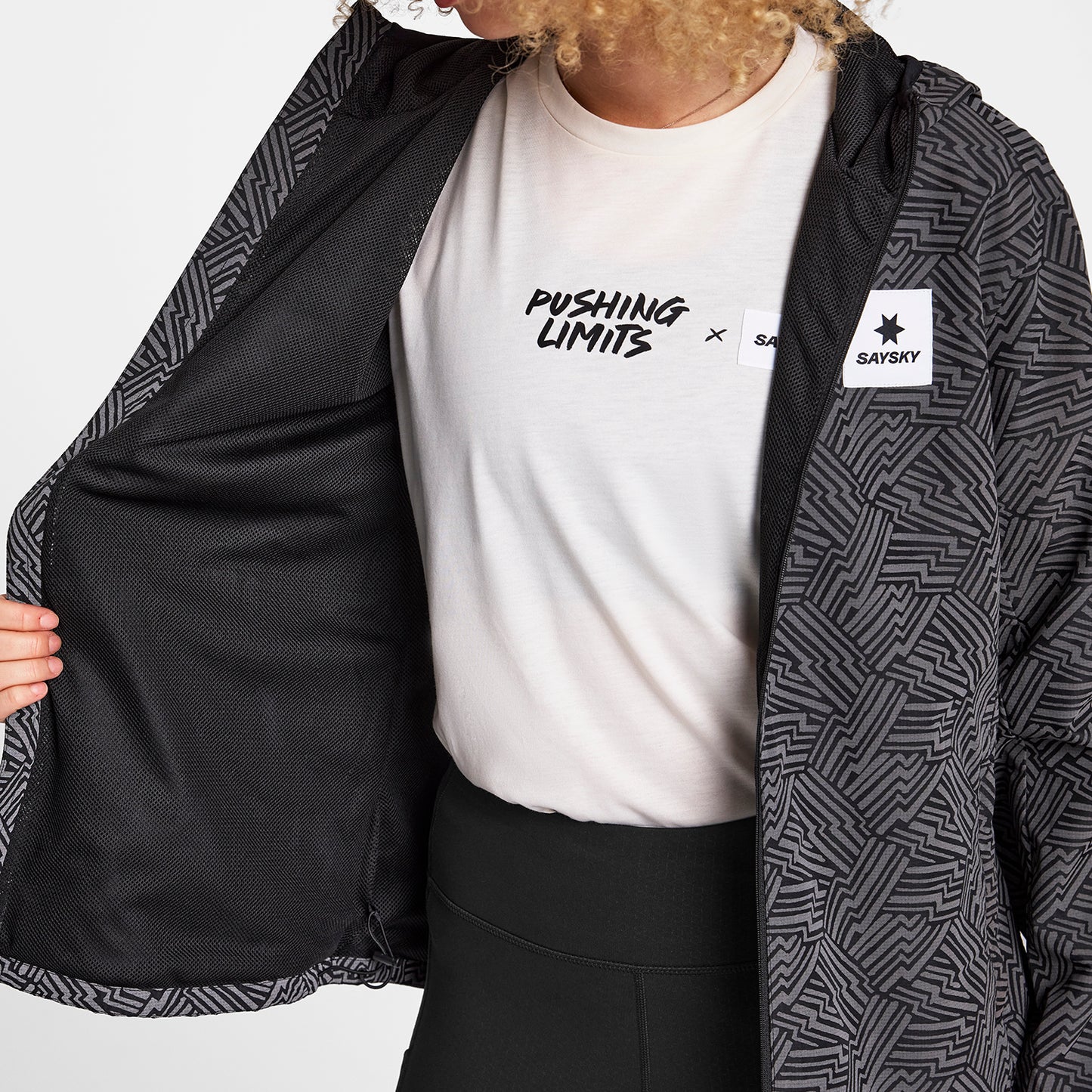 W BLAZE JACKET | REFLECTIVE BLACK - SAYSKY