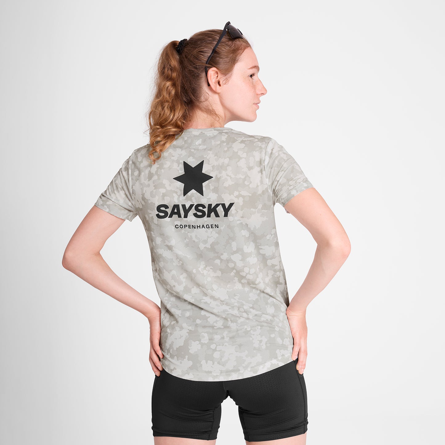 W COMBAT T-SHIRT | CAMO WHITE - SAYSKY