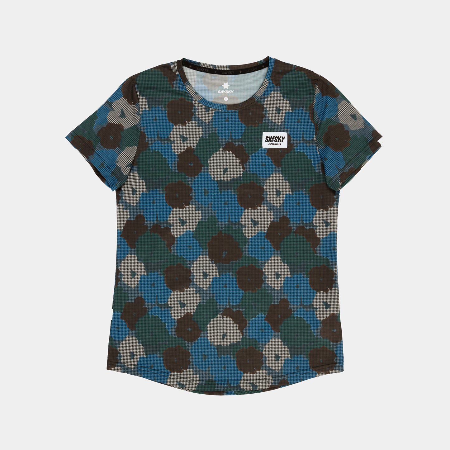 W COMBAT T-SHIRT | CAMO BLOOMS - SAYSKY