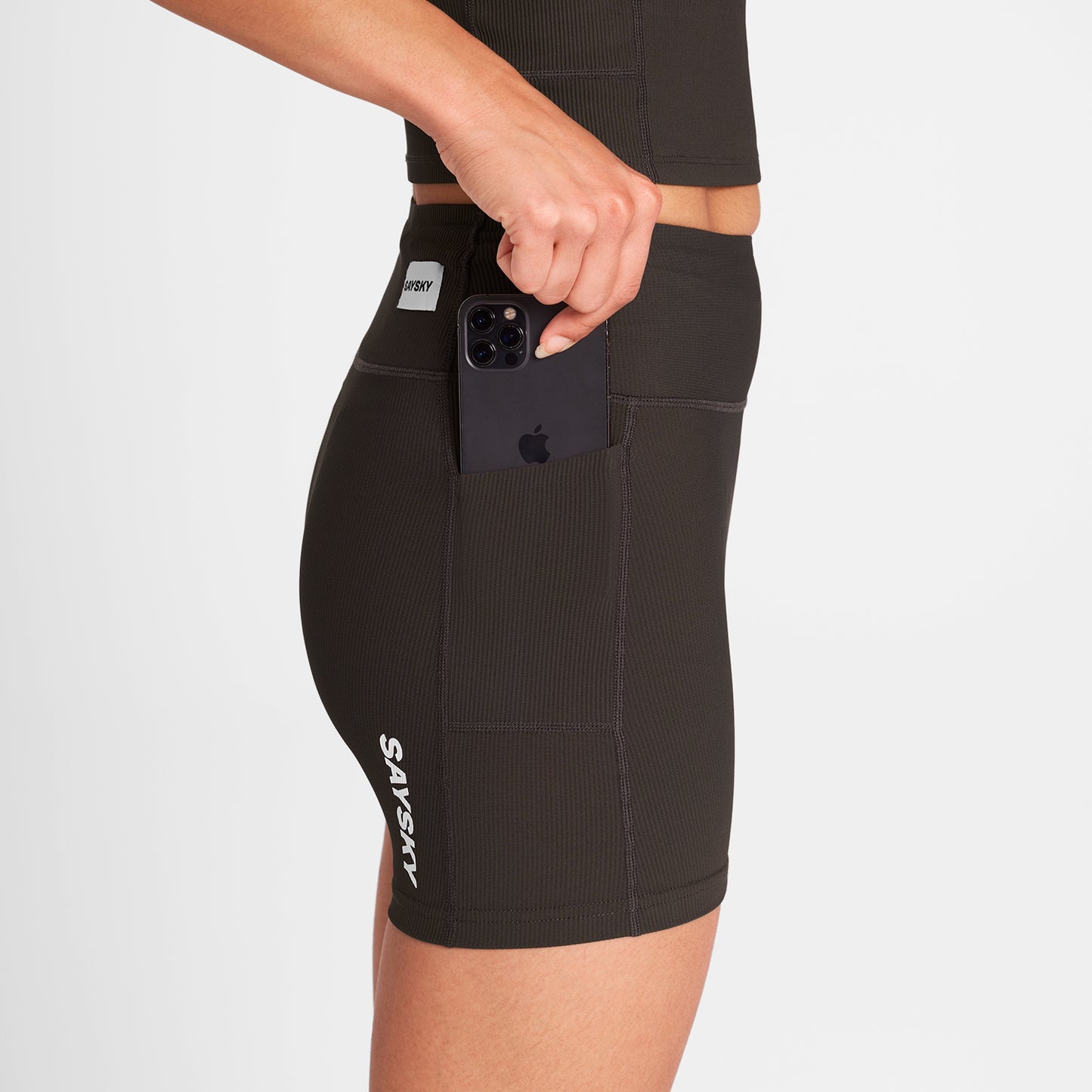 W COMBAT+ RIB SHORT TIGHTS 4" | COFFEE - SAYSKY