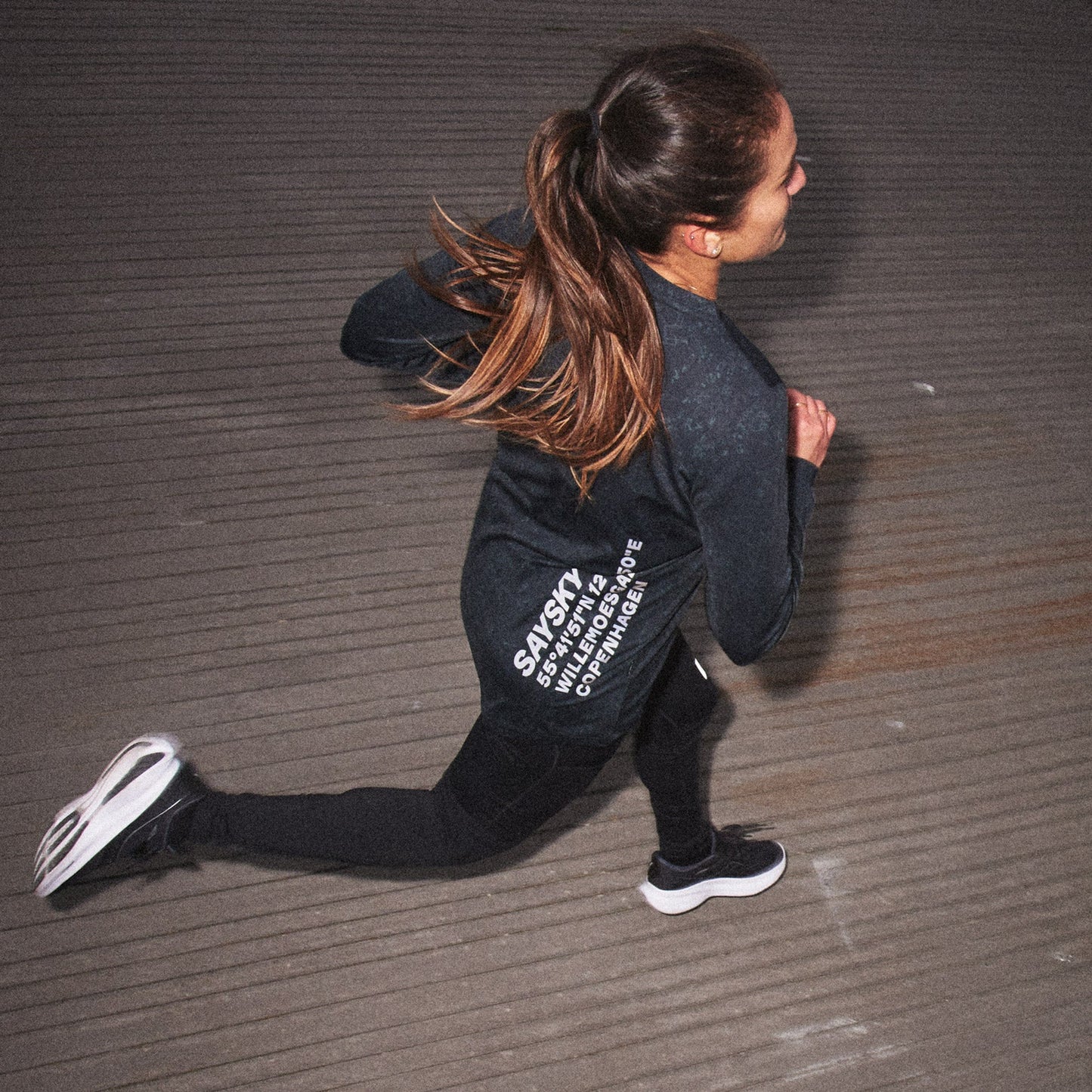 W PACE+ LONG TIGHTS | BLACK - SAYSKY