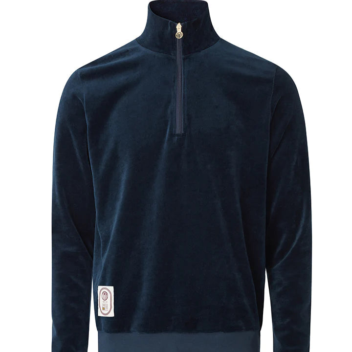 PLUSH HALF ZIP | NAVY - YMR