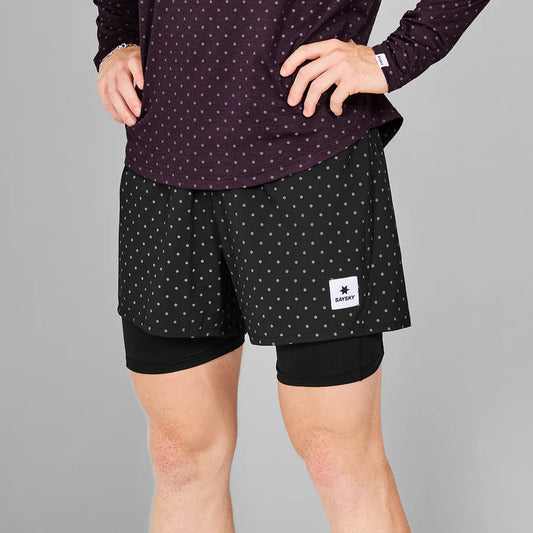 PACE 2 IN 1 SHORTS 5" | POLKA - SAYSKY