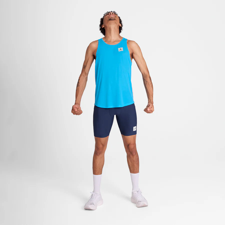 FLOW SINGLET | REACTIVE BLUE FLOWER - SAYSKY