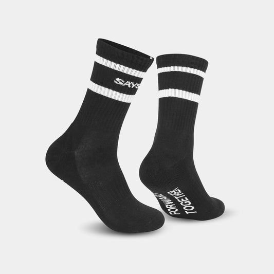 EVERYDAY CREW SOCKS | STRIPES BLACK