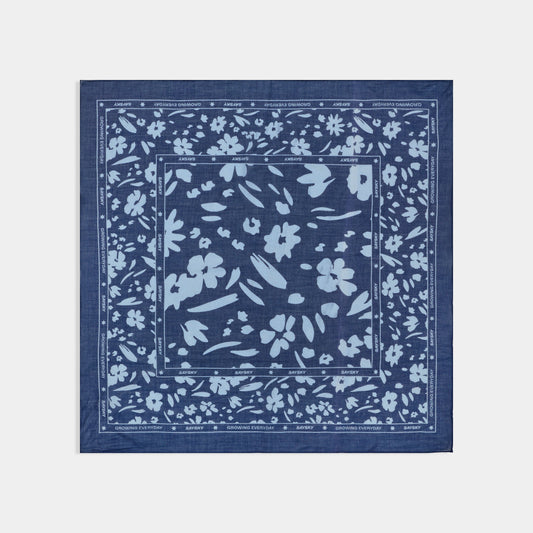 BANDANA | BLUE FLOWER - SAYSKY
