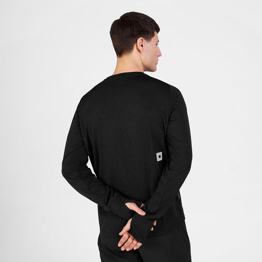 FLOW LONGSLEEVE | BLACK - SAYSKY