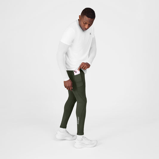COMBAT+ LONG TIGHTS | GREEN - SAYSKY