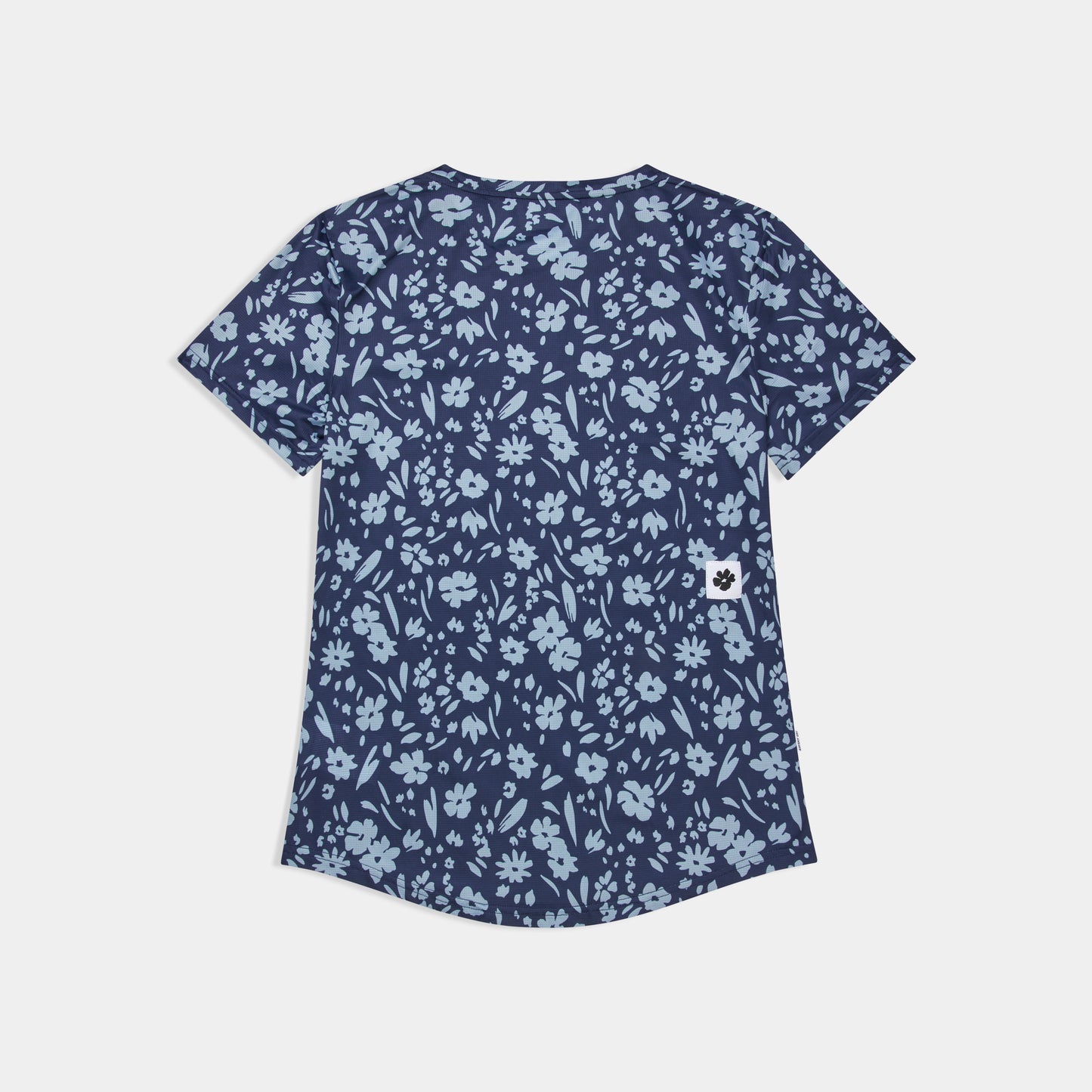 W COMBAT T-SHIRT | BLUE FLOWER - SAYSKY