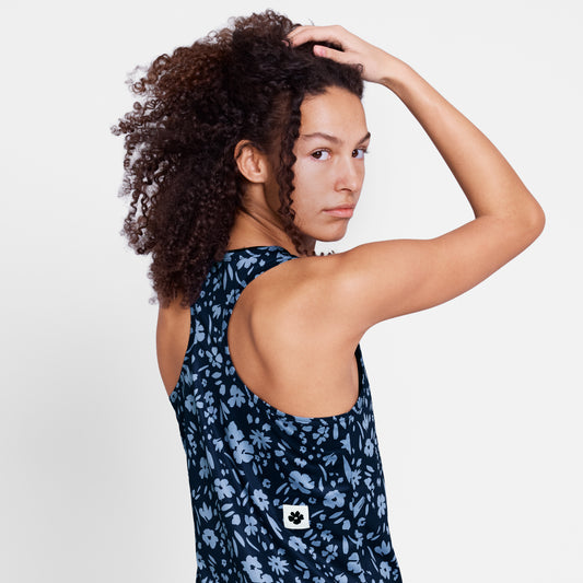 W COMBAT SINGLET | BLUE FLOWER - SAYSKY
