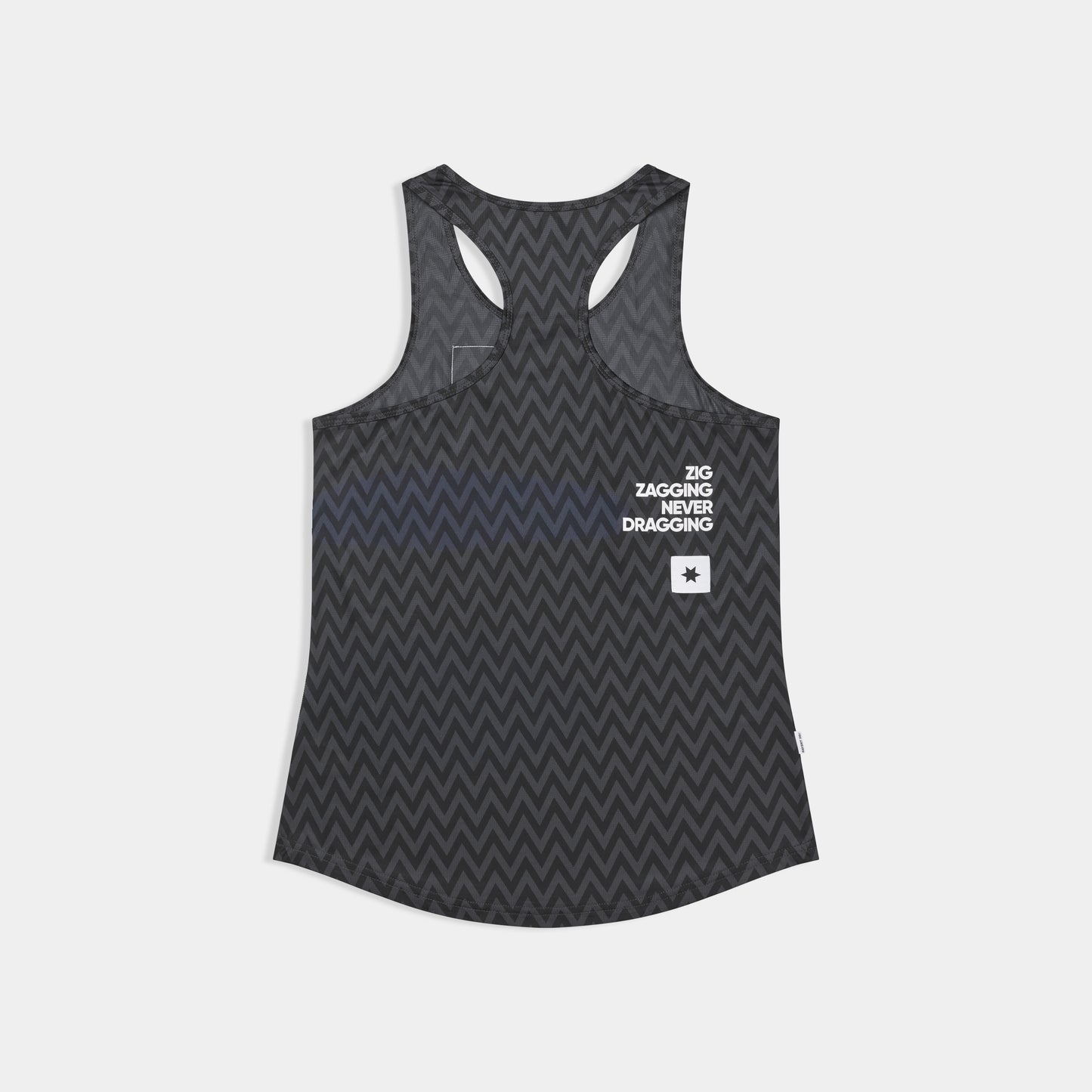 W COMBAT SINGLET | ZIG ZAG BLACK - SAYSKY