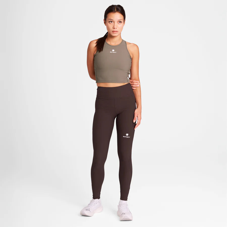 W COMBAT+ RIB LONG TIGHTS | COFFEE - SAYSKY
