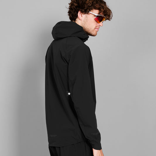 PACE FLEX HOODED JACKET | BLACK - SAYSKY