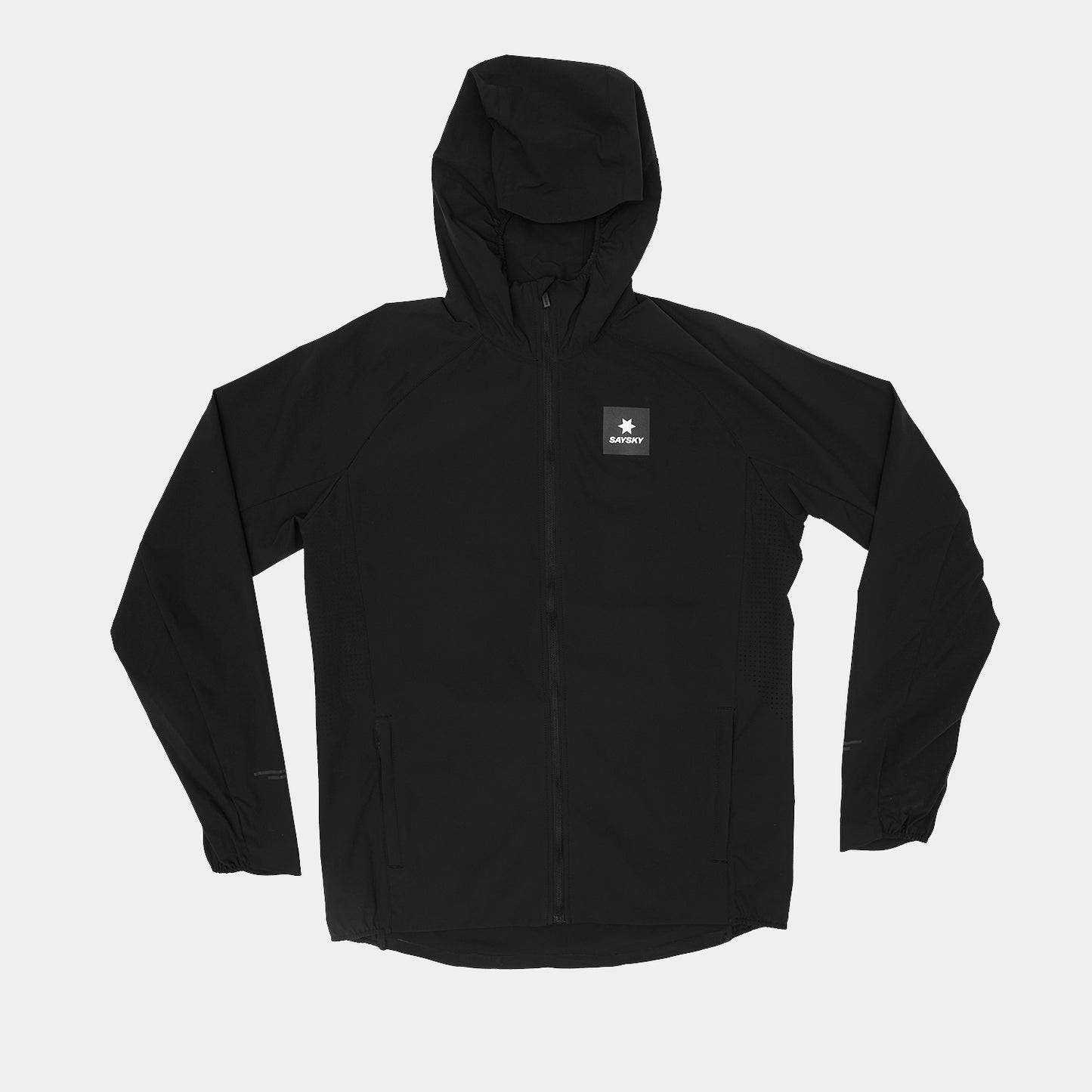 PACE FLEX HOODED JACKET | BLACK - SAYSKY