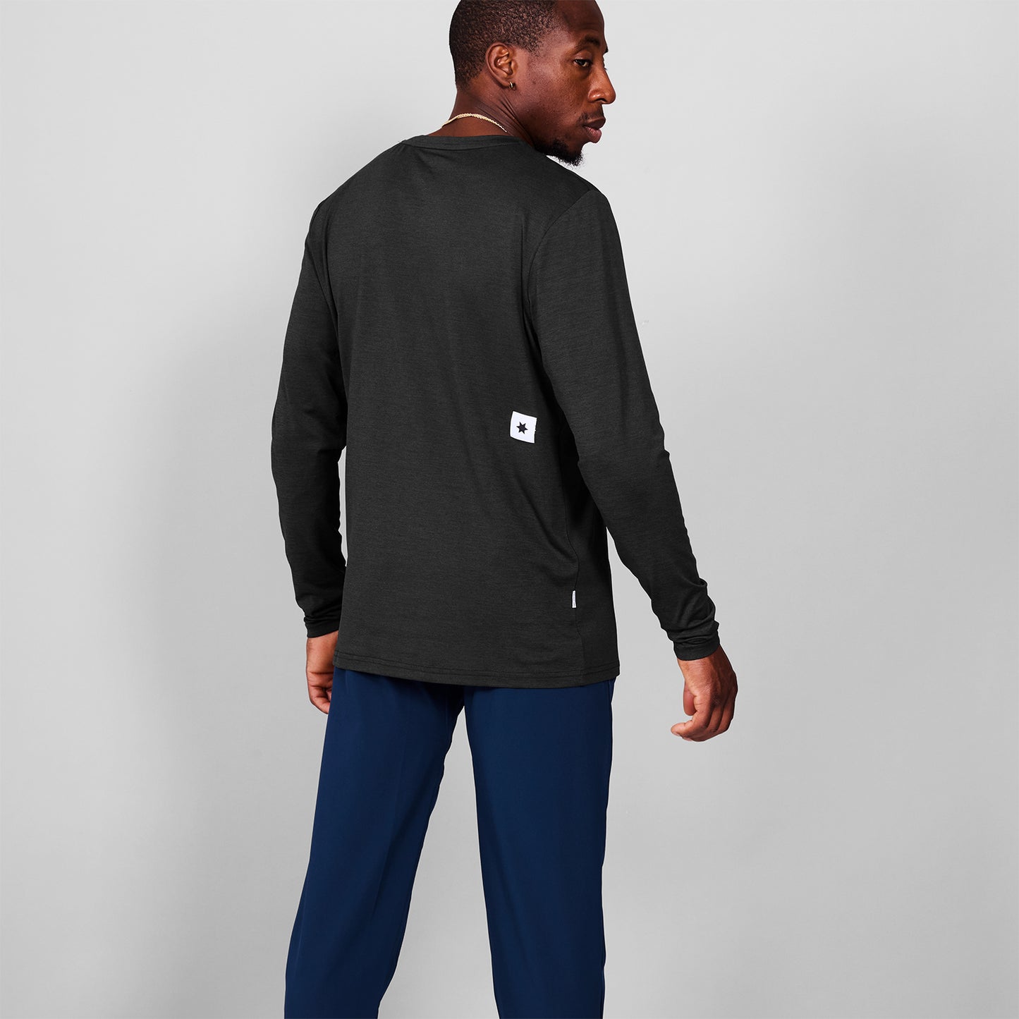 PACE LONGSLEEVE | CLEAN BLACK - SAYSKY