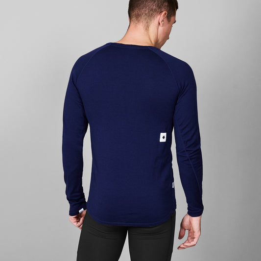 MERINO BASELAYER LONGSLEEVE | BLUE - SAYSKY
