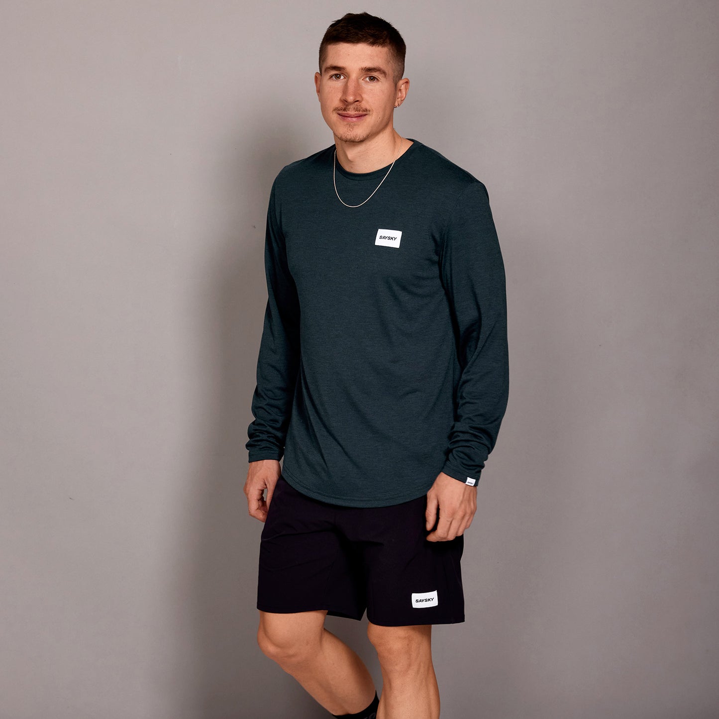 MOTION LONGSLEEVE | CLEAN GREY - SAYSKY