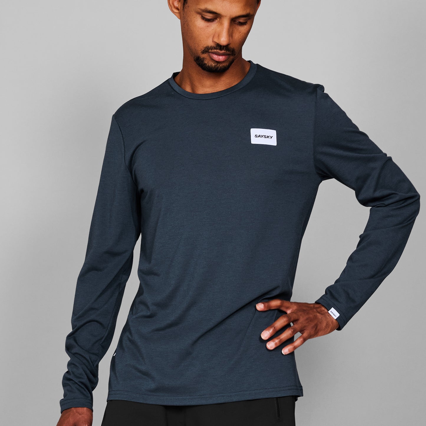 MOTION LONGSLEEVE | CLEAN GREY - SAYSKY