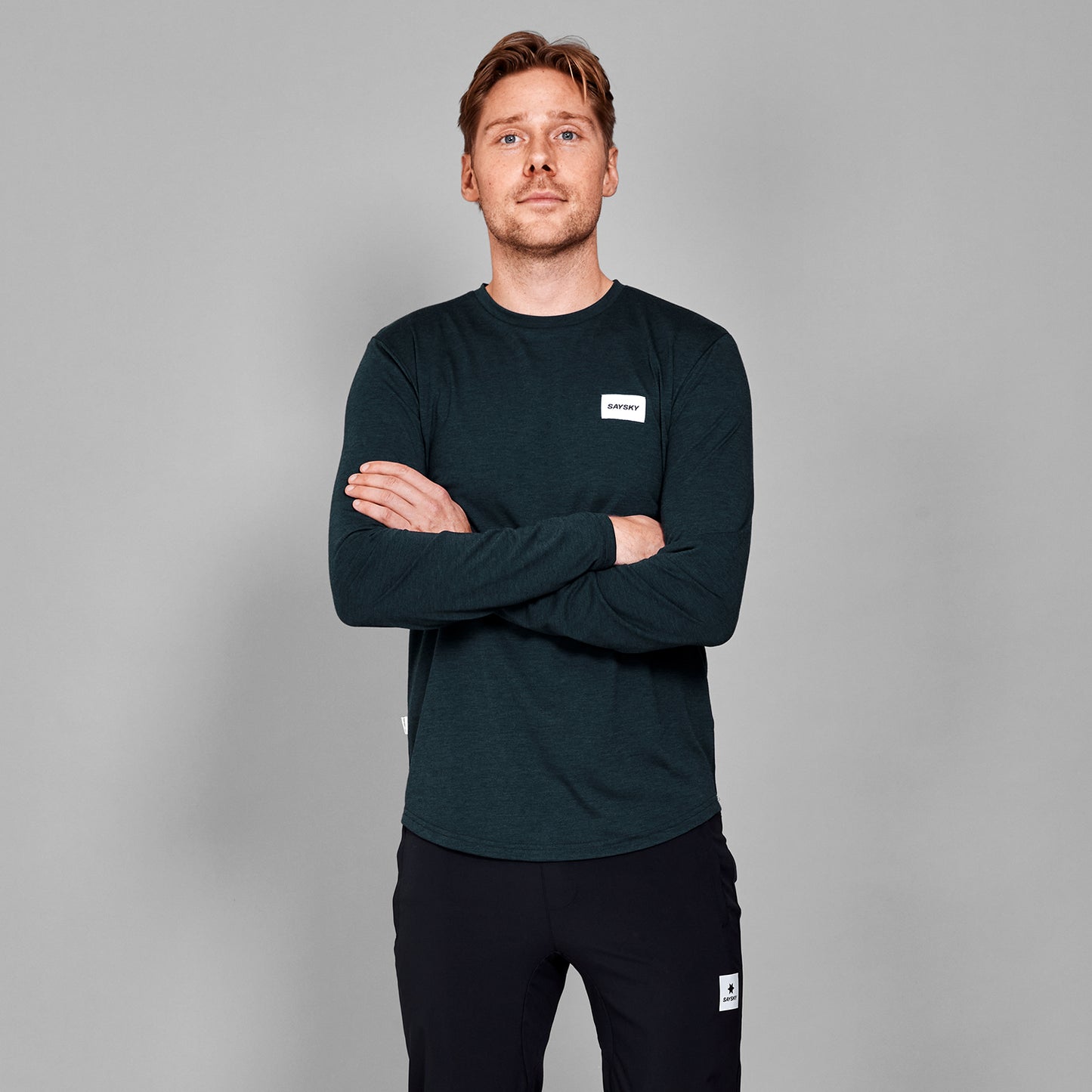 MOTION LONGSLEEVE | CLEAN GREY - SAYSKY