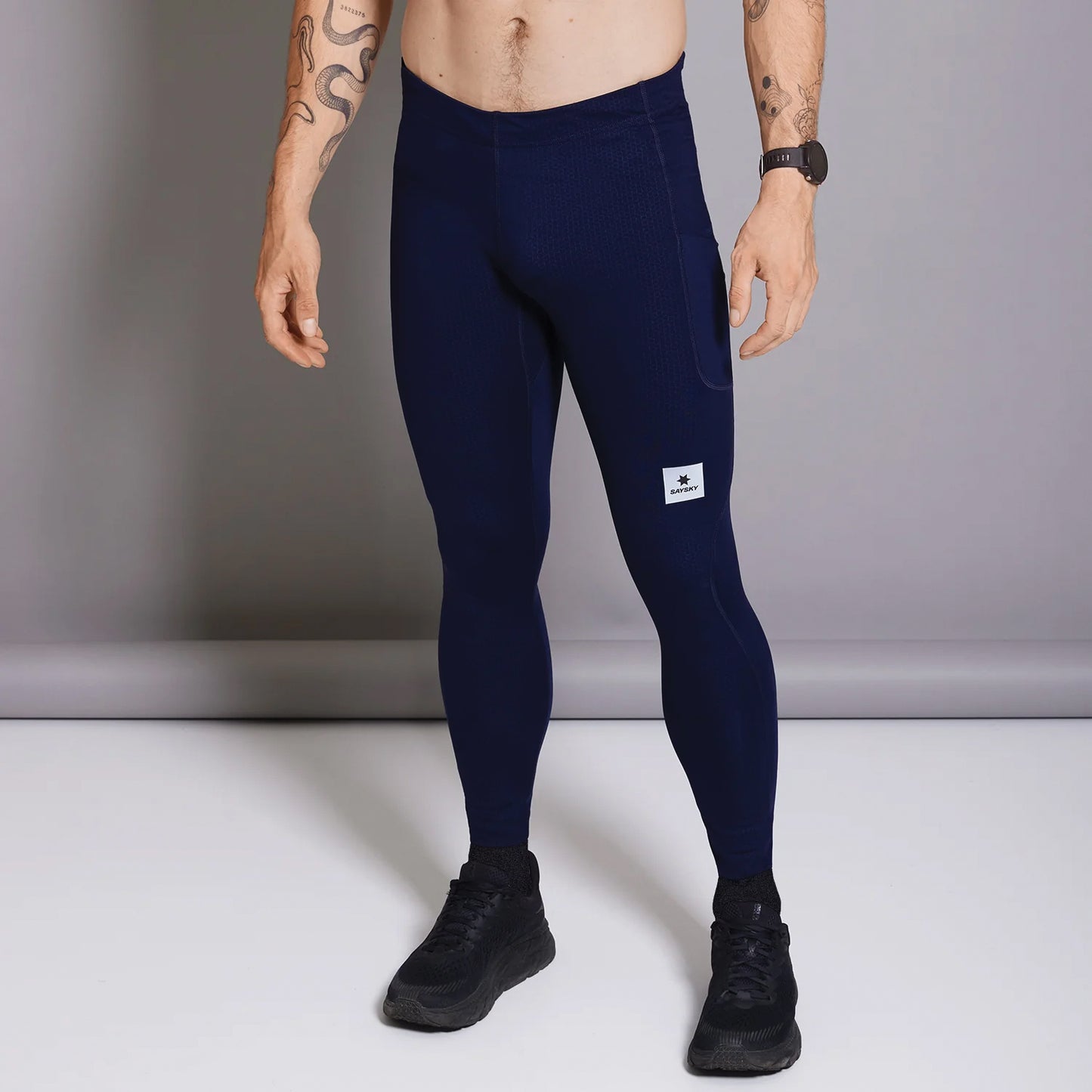 COMBAT+ LONG TIGHTS | BLUE - SAYSKY