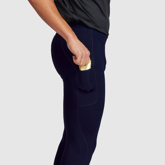 COMBAT+ LONG TIGHTS | BLUE - SAYSKY