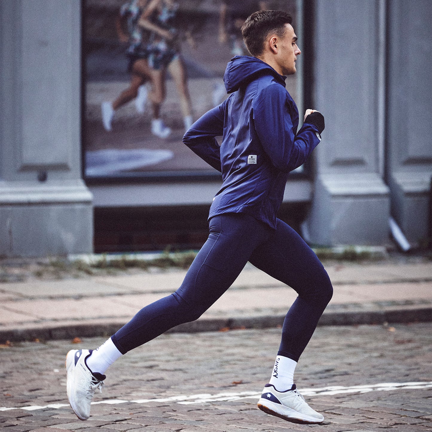 COMBAT+ LONG TIGHTS | BLUE - SAYSKY