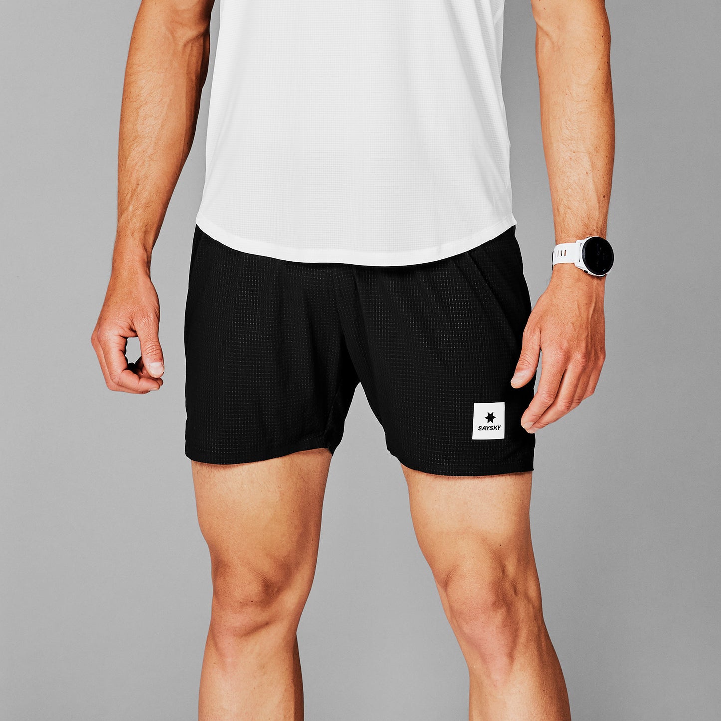 FLOW SHORTS 5'' | BLACK - SAYSKY