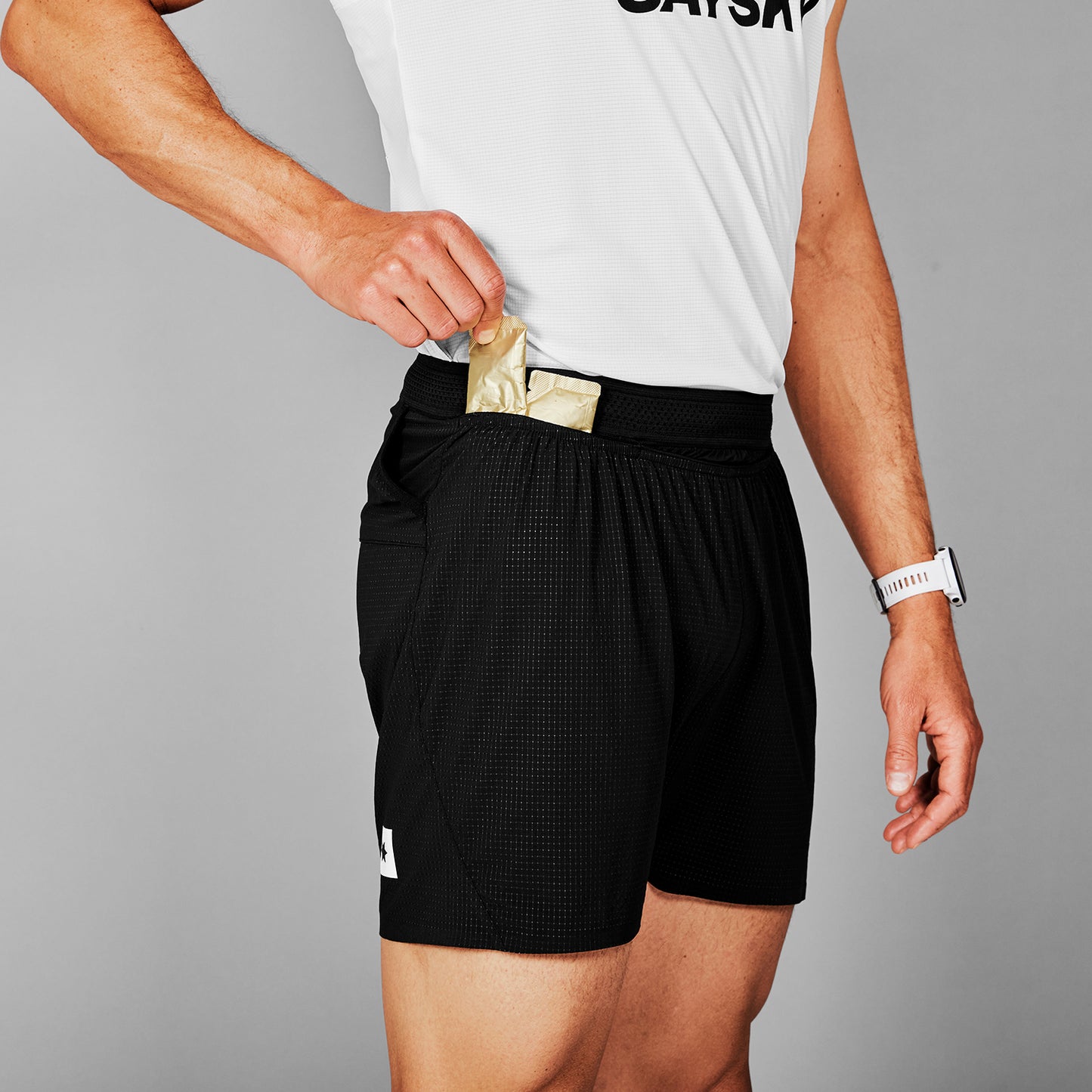 FLOW SHORTS 5'' | BLACK - SAYSKY