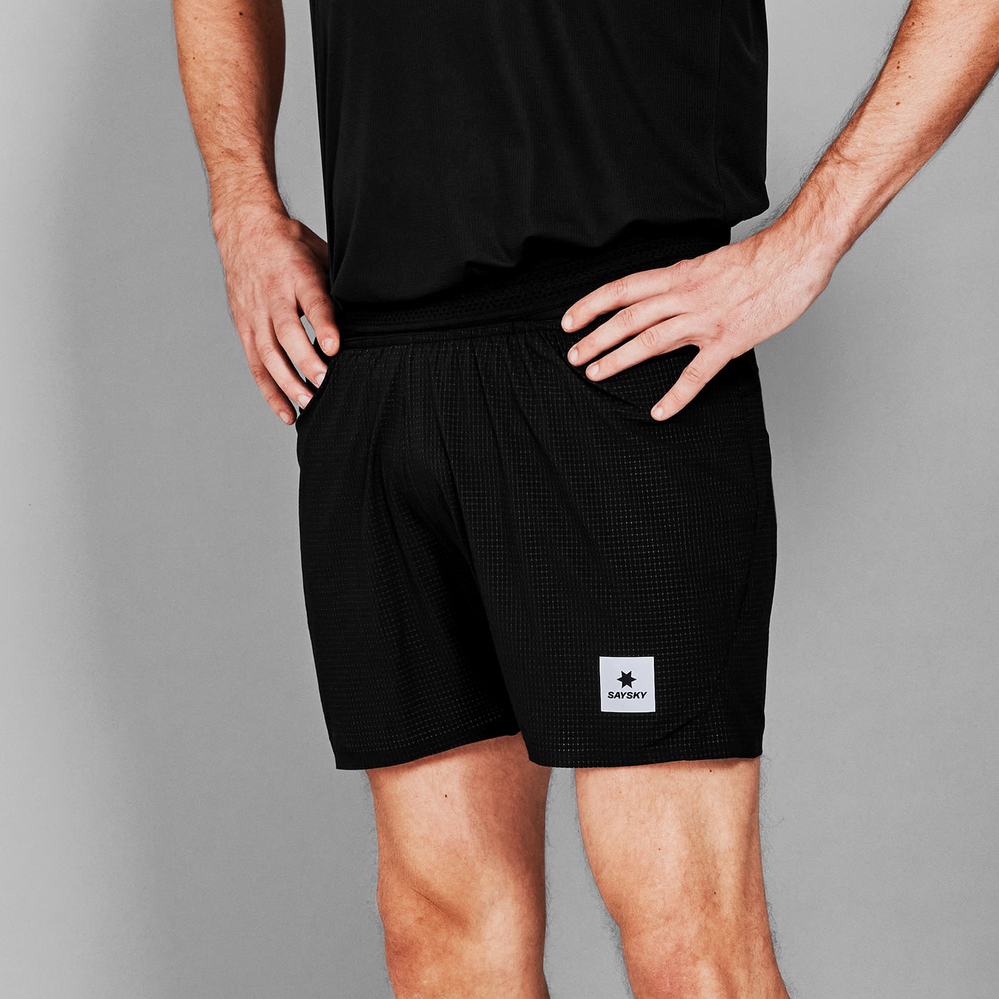 FLOW SHORTS 5'' | BLACK - SAYSKY