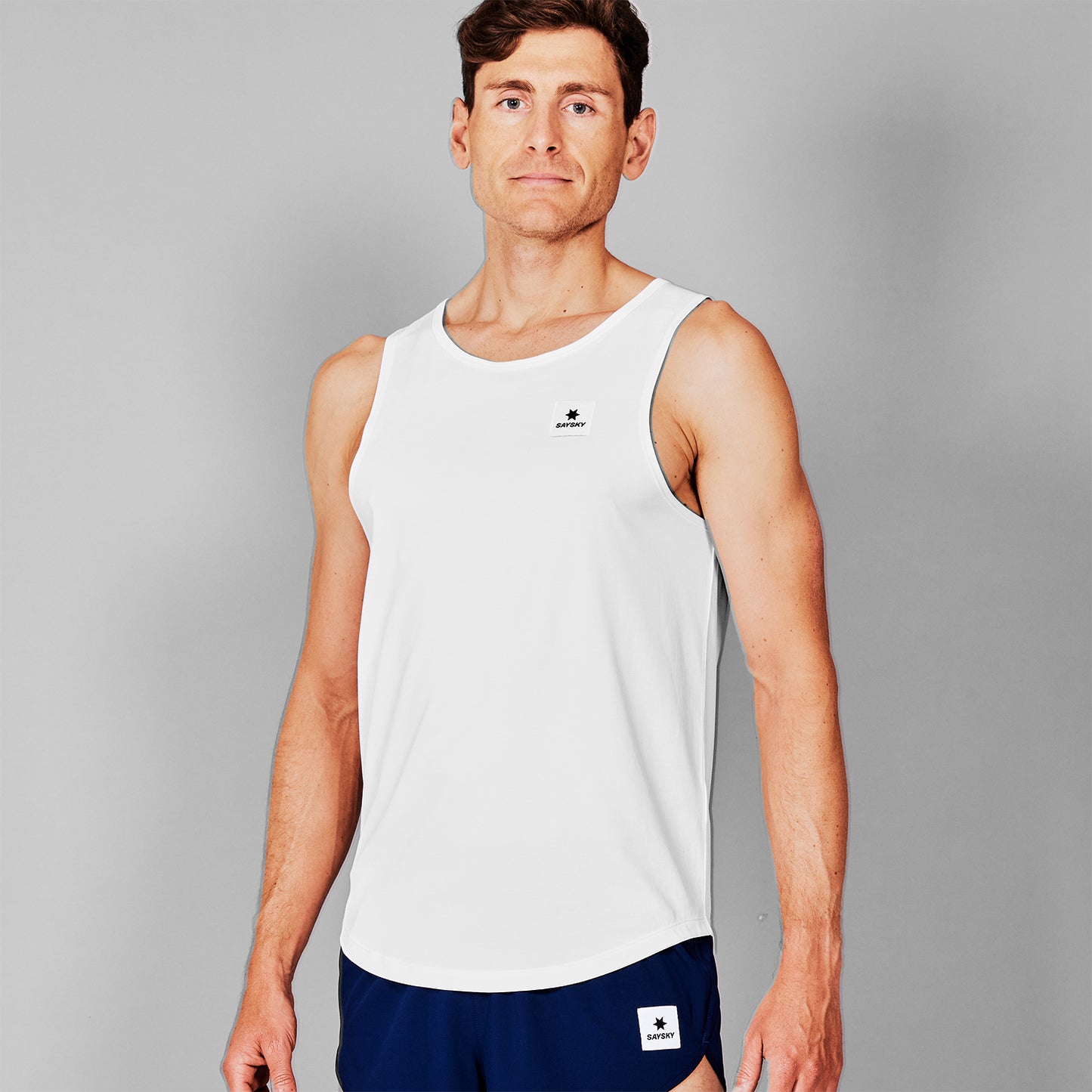 COMBAT SINGLET | CLEAN WHITE - SAYSKY