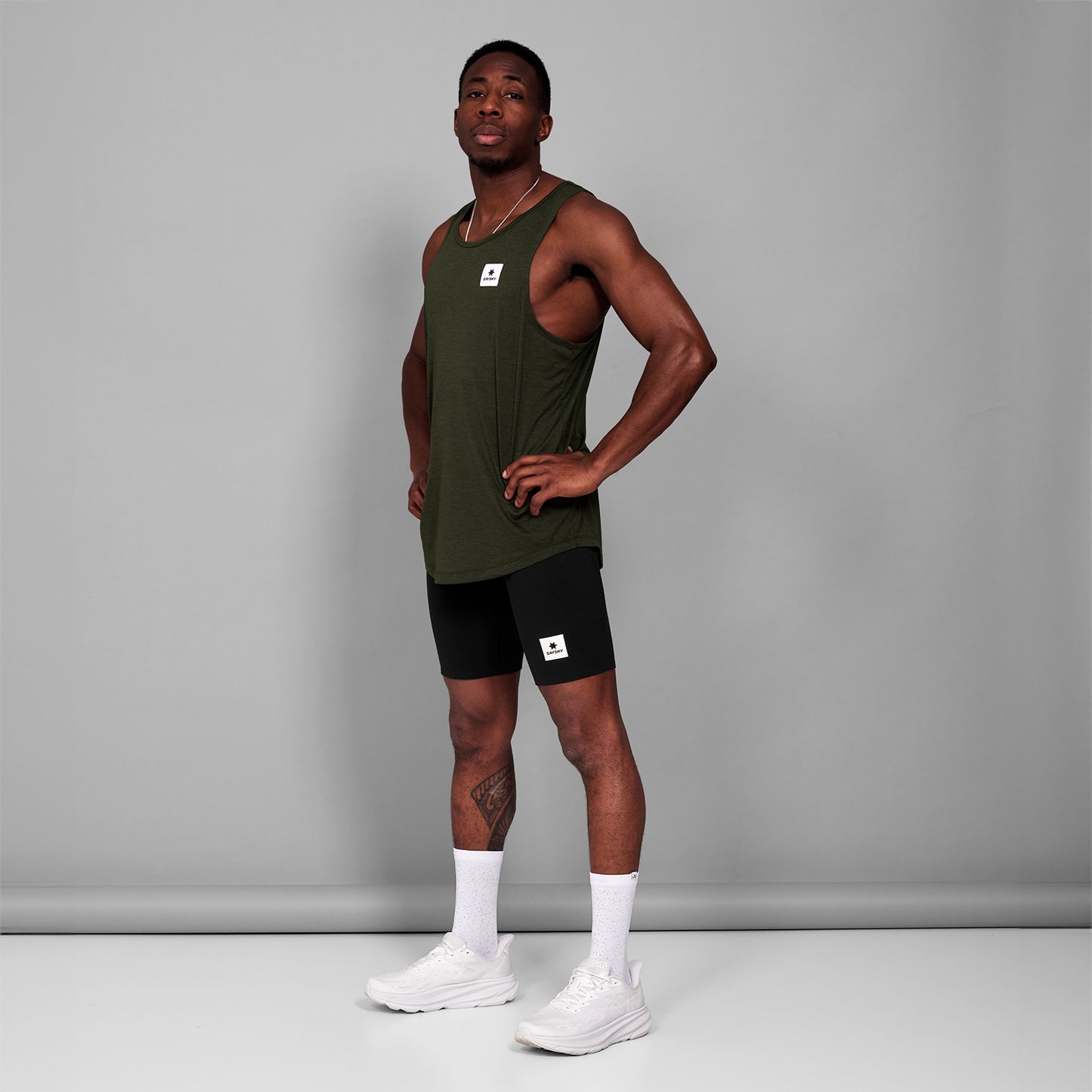 COMBAT SINGLET | CLEAN GREEN - SAYSKY