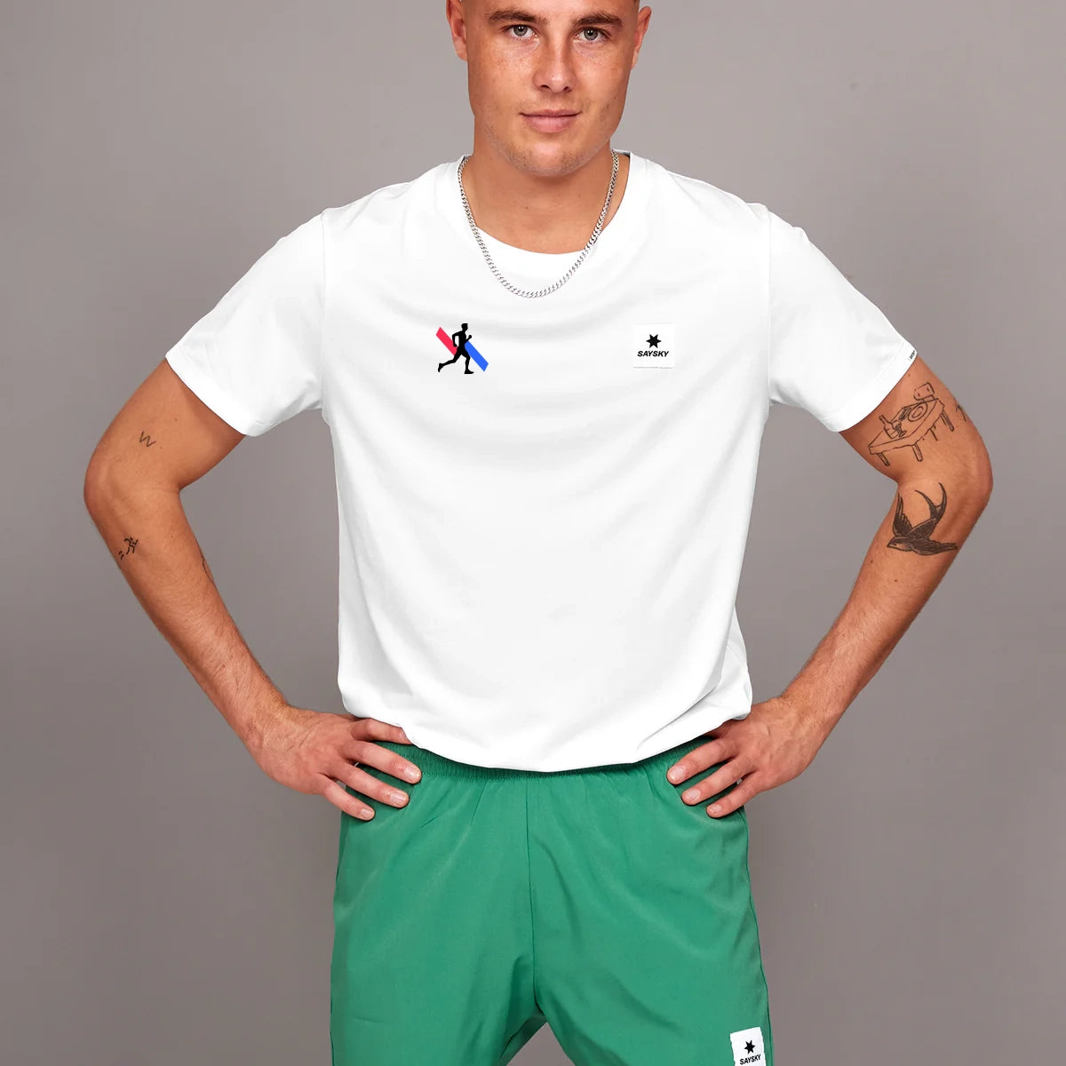 COMBAT T-SHIRT | WHITE - BML x SAYSKY