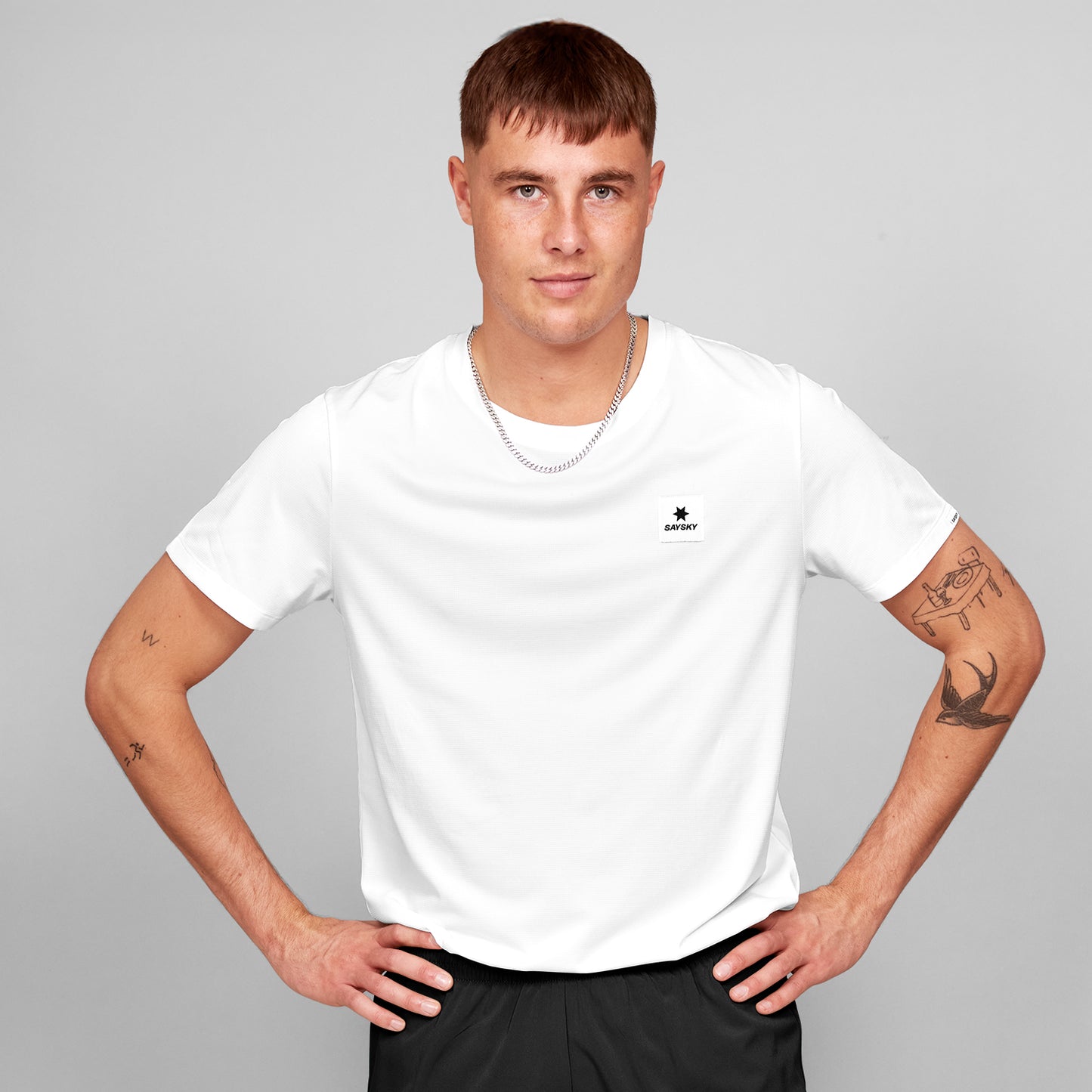 COMBAT T-SHIRT | CLEAN WHITE - SAYSKY
