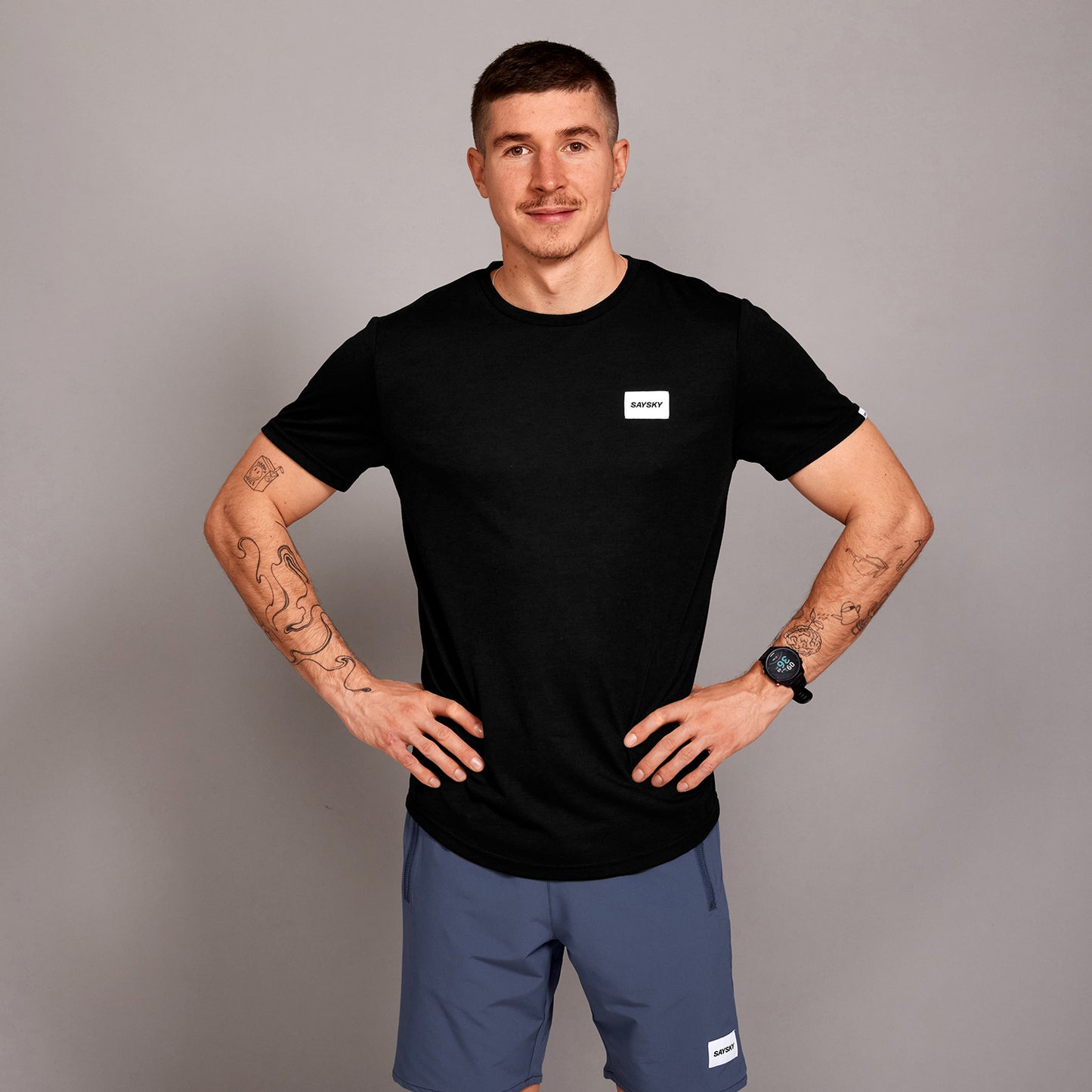 MOTION T-SHIRT | BLACK - SAYSKY