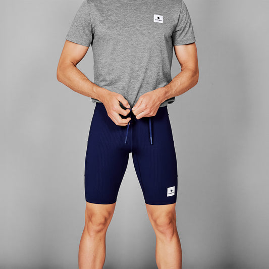 COMBAT+ SHORT TIGHTS 9'' | BLUE - SAYSKY