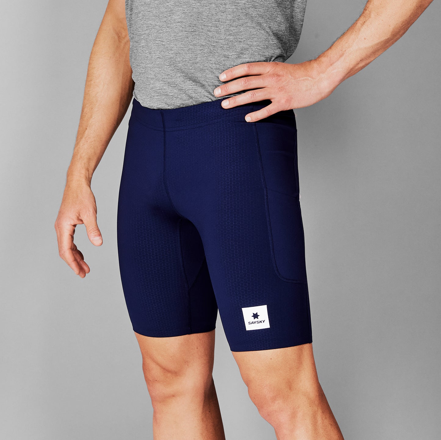 COMBAT+ SHORT TIGHTS 9'' | BLUE - SAYSKY