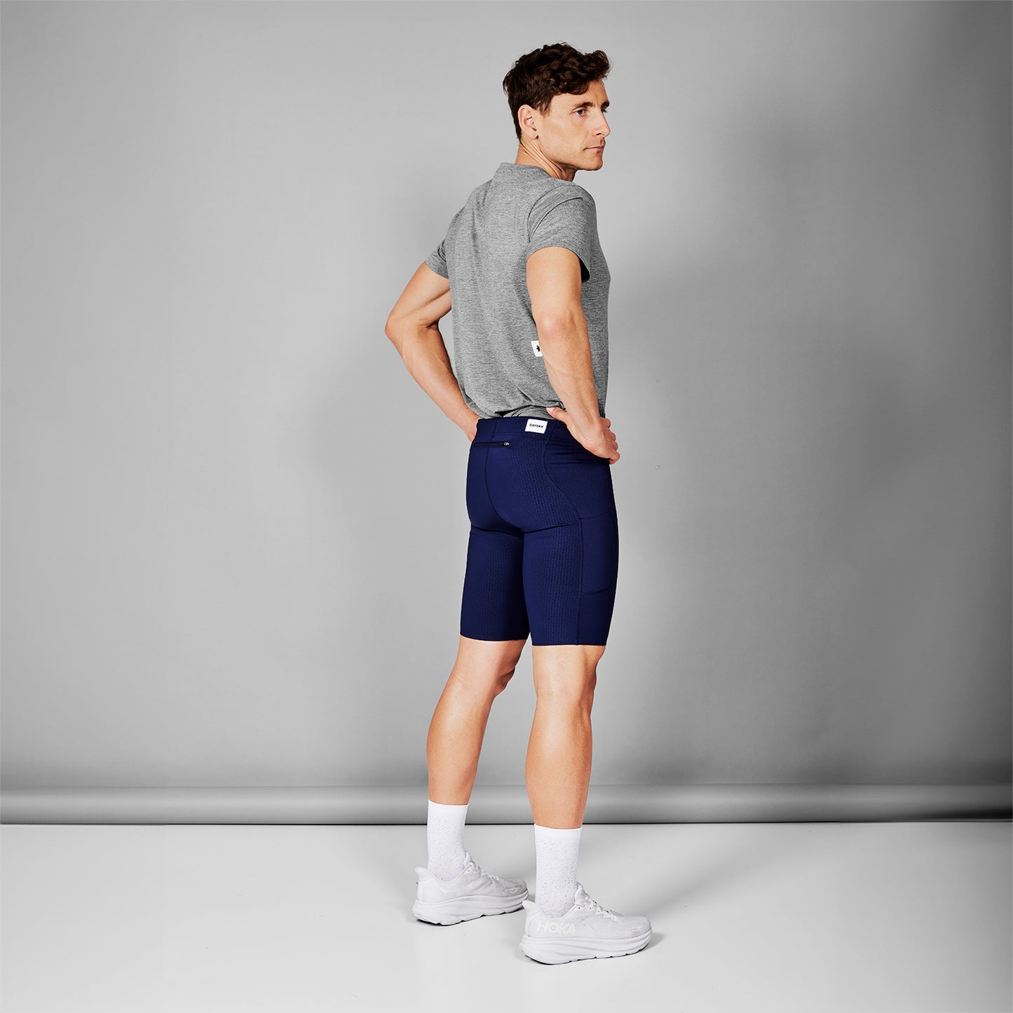 COMBAT+ SHORT TIGHTS 9'' | BLUE - SAYSKY