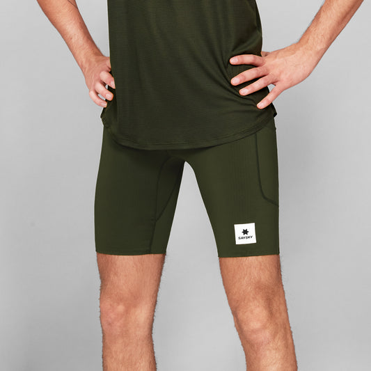 COMBAT+ SHORT TIGHTS 9'' | GREEN - SAYSKY