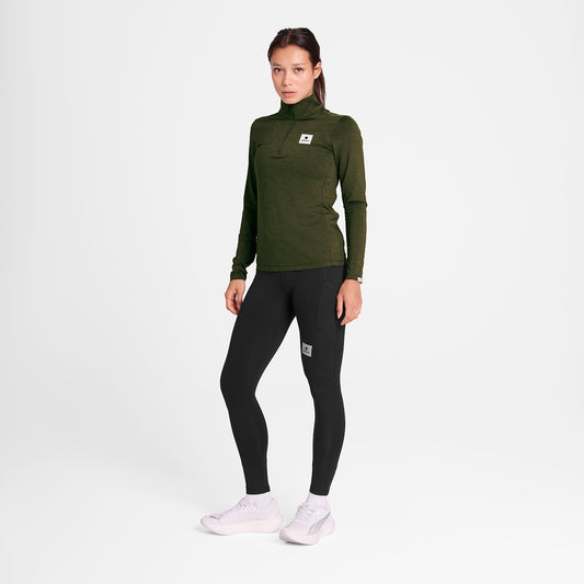 W PACE HALF-ZIP LONGSLEEVE | GREEN - SAYSKY